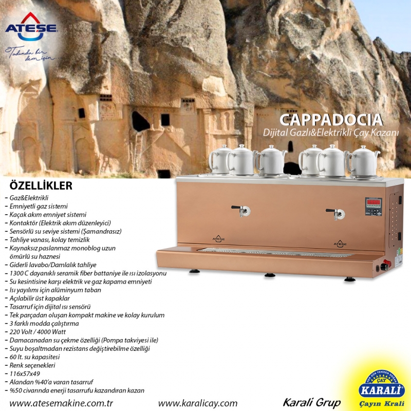 Cappadocia Dijital Gaz&Elektrikli Boyalı
